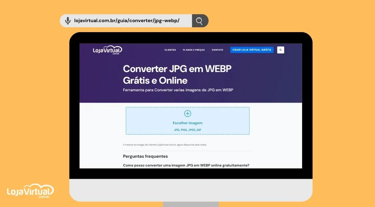 ferramenta converter imagem para webp