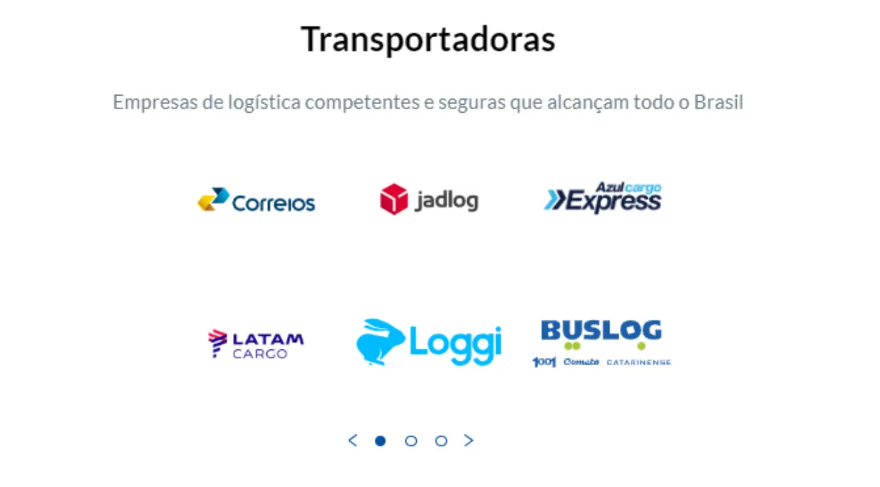 fretes com transportadoras